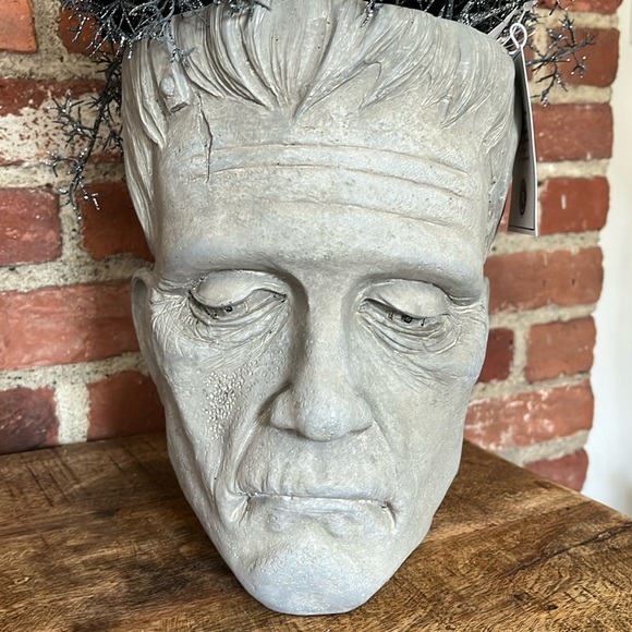 Martha Stewart Frankenstein head decoration new with tags perfect for Halloween - Picture 2 of 9